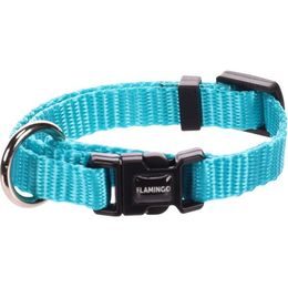 Flamingo Obojek nylon Ziggi tyrkysový XXS 1x15-25cm