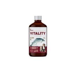 Akinu VITALITY Lososový olej doplněk stravy pro psy a kočky 500 ml