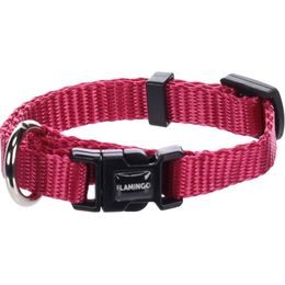 Flamingo Obojek nylon Ziggi vínový XS 1x20-35cm