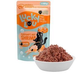Lucky Lou Lifestage Adult s drůbežím masem a krevetami 125 g