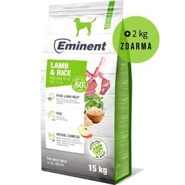 Eminent Dog Lamb & Rice High Premium 15 kg + 2 kg ZDARMA