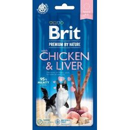Brit Premium by Nature Cat Snack with Chicken & Liver 15 g