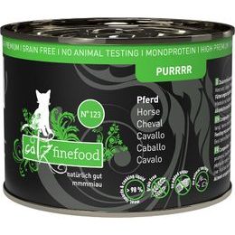 Catz finefood Konzerva CF Purr No.123 s koňským masem 200 g