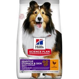 Hill's Science Plan Canine Adult Sensitive Stomach & Skin Medium Chicken 14 kg