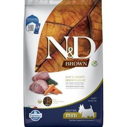 N&D BROWN Dog GF Lamb Spirulina & Carrot Adult Mini 5 kg