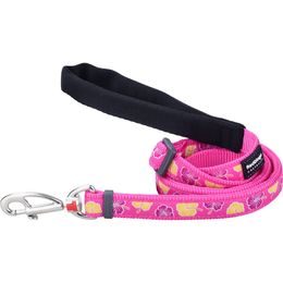 Red Dingo Vodítko 25 mm x 1,8 m Hibiscus Hot Pink