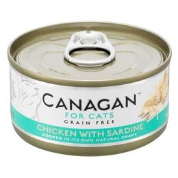 Canagan Cat konzerva Kuře a sardinky 75 g
