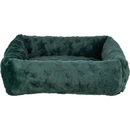 TRIXIE Xmas Bed Stars vánoční obdélníkový pelech s okrajem tmavá zelená