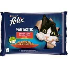 Felix Cat kapsička Fantastic Multipack masový výběr + zelenina 4x85 g