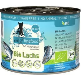 Catz finefood Konzerva CF Bio No.513 s lososem 200 g