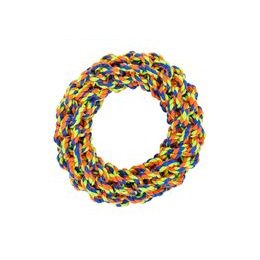 Reedog přetahovadlo kruh žlutý pletená hračka 19 cm