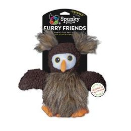 Spunky Pup Sova s pískacím míčkem 20cm