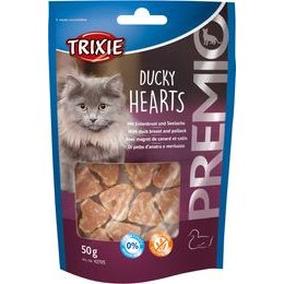 Trixie Premio HEARTS light- srdíčka z kachních prsíček a mořského lososa 50g