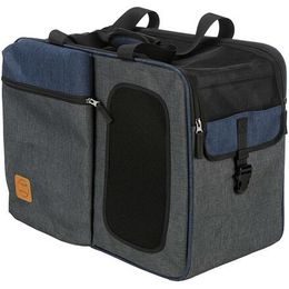 Trixie Batoh a nosítko TARA 2v1 25x38x50cm šedá/modrá (max 7kg)