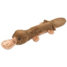 Dog fantasy Hračka Recycled Toy ptakopysk s PET lahví pískací se šustícím ocasem 55cm