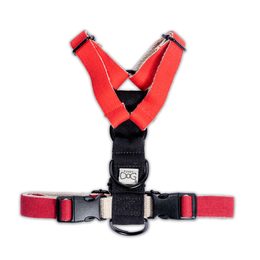 FUNKY DOG Konopný postroj pro psa červený