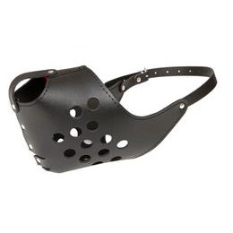 BafPet Kožený náhubek plný