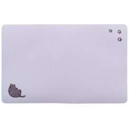 Trixie Prostírání pro kočky Fat Cat s tlapkami 44 x 28 cm šedá