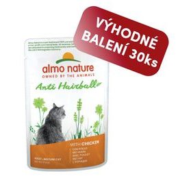 Almo Nature Holistic Anti Hairball s kuřecím 70g výhodné balení 30ks