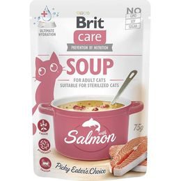 Brit Care Cat Soup with Salmon 75 g