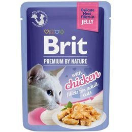 Brit Premium by Nature Cat Delicate Fillets in Jelly with Chicken 85 g