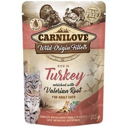 Carnilove Cat kapsička Rich in Turkey Enriched with Valerian 85 g