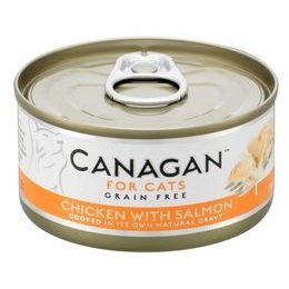 Canagan Cat konzerva Kuře a losos 75 g