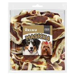Akinu MASÍČKA Králičí ouška s kuřecím pamlsek pro psy 200 g