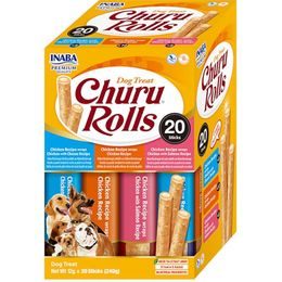 Inaba Churu Rolls dog snack multipack 20x12g