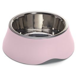 IMAC Miska pro psa nerez + plast růžová 900 ml