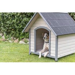 Trixie NATURA bouda pro psa se sedlovou střechou L: 96x105x112 cm šedá