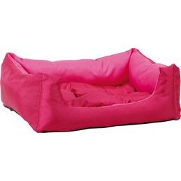 Argi Pelech pro zvířata obdélníkový s polštářem růžový 45 x 35 x 18 cm
