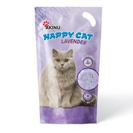 Akinu HAPPY CAT Silika gel levandule stelivo pro kočky 7,2 l