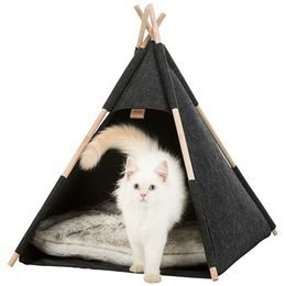 Trixie Jeskyňka TIPI 55x65x55cm plsť antracit