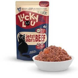 Lucky Lou Lifestage Senior s drůbežím a hovězím masem 125 g