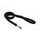 BAFPET Lanové pletené vodítko HUGO černá