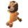 Dog fantasy Hračka Silent Squeak lev oranžový 23cm