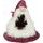 TRIXIE Xmas Bed Dwarf vánoční sametová kukaň Skřítek ø 45 × 47 cm bordó
