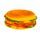 Akinu vinylová hračka pro psy hamburger 15cm