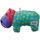 KONG Hračka textil Shieldz Hippo M