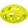 Trixie Honeycomb Rugby prodyšný rygby míč 11 cm TPR limetková