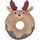 TRIXIE Xmas Moose Donut vánoční plyšový kroužek-los 14 cm