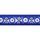 Red Dingo Vodítko přepínací 12 mm x 2 m Evil Eye Tmavě Modrá