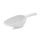 Lopatka na stelivo hluboká bez dírek Argi bílá 30 x 11 x 7 cm