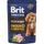 Brit Premium by Nature Dog kapsička Fillets in Gravy Chicken&Peas 85g