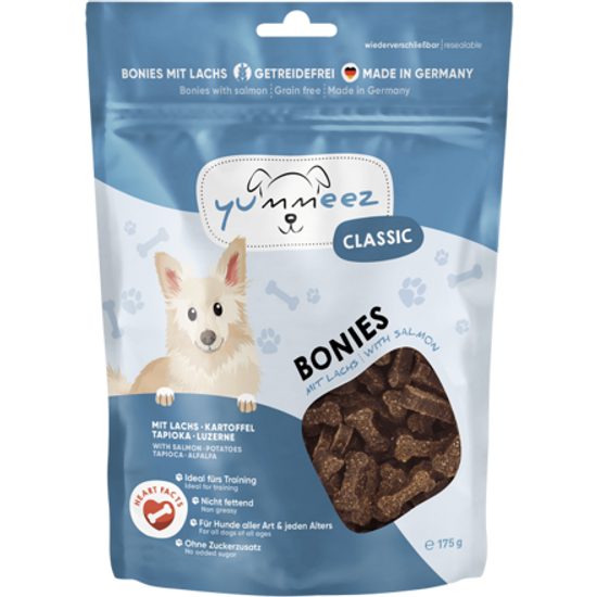 Yummeez Classic Bonies s lososem 175 g