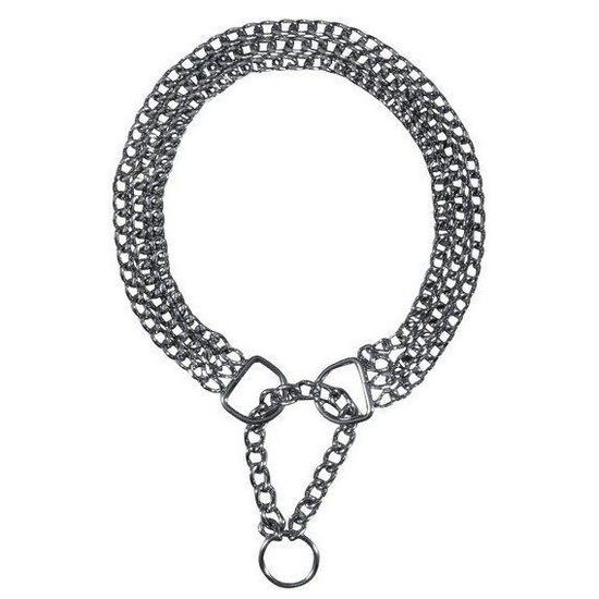 Trixie Polostahovací obojek trojřadý