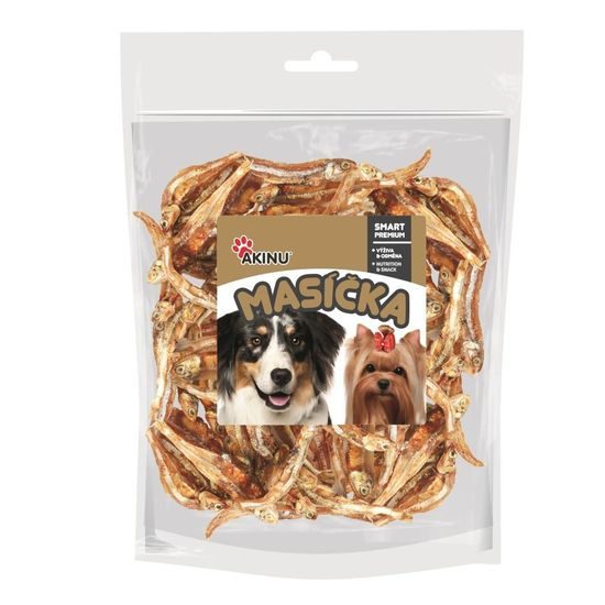Akinu Trénink Rybičky pamlsek pro psy 75 g