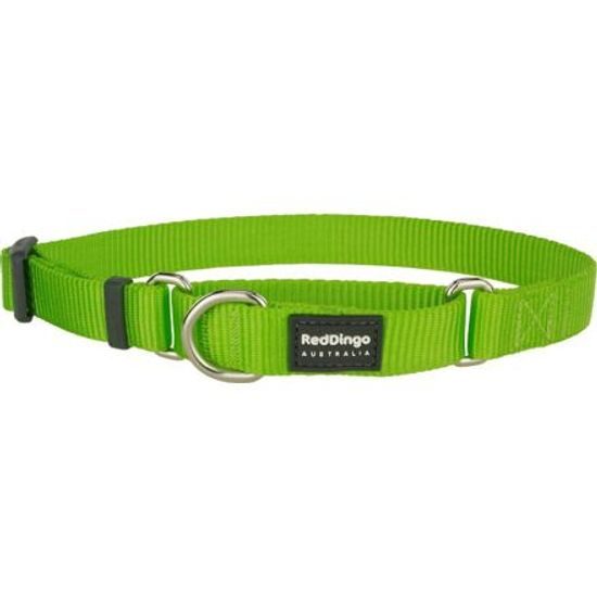 Red Dingo Obojek polostahovací 15 mm x 26-40 cm Limetková