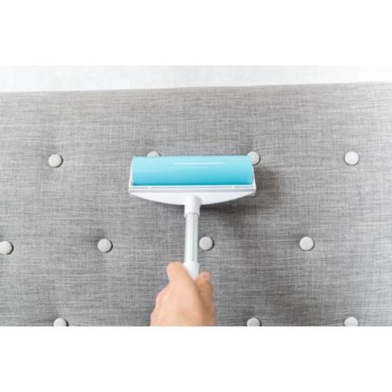 Trixie XXL váleček na odstranění chlupů z textilu 20x 30cm silikon bílá/tyrkysová